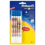 Pelikan super pirat lot de 10 effaceurs pointes fine