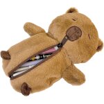 Peluche capybara, trousse scolaire, papeterie, convient pour ranger des articles de papeterie, des cosmtiques ...