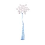 Pendentif a gland avec marqueurs de fleur d'hiver et de flocon de neige, avec bo�te - cadeau, id�al pour ...