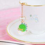 Pendentif en os de petit dinosaure pour chien, stylo gel pour signature, fourniture scolaire et de bureau, ...