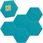 Pense - bêtes muraux, lot de 6, mémos autocollants en feutre, hxlxp : 26x30x0, 9 cm, avec punaises, bleu ... Pense - bêtes muraux, lot de 6, mémos autocollants en feutre, hxlxp : 26x30x0, 9 cm, avec punaises, bleu ...