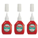 Pentel lot de 3 correcteurs liquide avec pointe valve pentex, 18 ml
