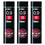 Pentel lot de 3 etuis de 36 mines 0, 9 mm ain stein c279 dureté b Pentel lot de 3 etuis de 36 mines 0, 9 mm ain stein c279 dureté b