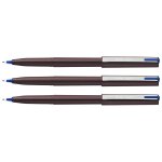 Pentel lot de 3 feutres plume d'ecriture pentel stylo jm20 bleu