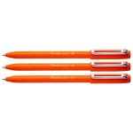 Pentel lot de 3 stylos a bille izee, orange