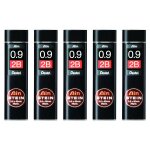 Pentel lot de 5 etuis de 36 mines 0, 9 mm ain stein c279 dureté 2b Pentel lot de 5 etuis de 36 mines 0, 9 mm ain stein c279 dureté 2b