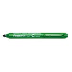 Pentel lot de 5 marqueurs permanent r�tractable pen nsx15 pointe fine vert