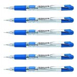 Pentel lot de 6 portes mines techniclick g avance latrale corps bleu mine 0, 5 mm