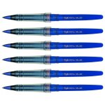 Pentel lot de 6 recharges pour feutre tradio encre bleue mjl20
