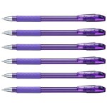 Pentel lot de 6 stylos bille a capuchon ifeel - it! bx487 pointe moyenne violet Pentel lot de 6 stylos bille a capuchon ifeel - it! bx487 pointe moyenne violet
