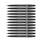 Pentel arts lot de 12 stylos feutre sign pen artist pointe pinceau extra fine noir