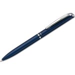 Pentel coffret roller encre gel r�tractable bl2007, corps fin m�tal bleu, encre noire