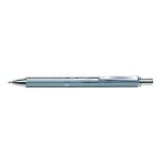 Pentel coffret roller encre gel rtractable bl407, corps argent, encre noire