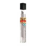Pentel etui de 12 mines hi polymer super, 0, 5mm - 4b