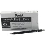 Pentel - porte - mine technique 0, 5 mm rechargeable - corps plastique - lot de 12