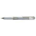 Pentel roller encre gel mtallique hybrid gel grip dx k230 argent
