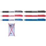 Pentel stylo bille encre a gel hybrid gel grip k157, bleu