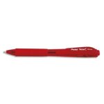 Pentel stylo bille wow r�tractable, pointe large, grip caoutchouc, encre rouge