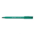 Pentel stylo feutre a bille pointe plastique 0, 8 mm encre noire corps plastique vert r 50