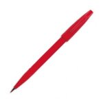 Pentel stylo feutre pointe en nylon largeur de trait 0, 8 mm encre rouge sign pen s520