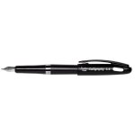 Pentel stylo plume tradio calligraphy pointe 1, 4 mm noir