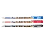 Pentel stylo roller encre gel bn15 0, 5 mm spécial textile noir Pentel stylo roller encre gel bn15 0, 5 mm spécial textile noir
