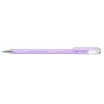 Pentel stylo roller a encre gel hybrid milky, violet pastel