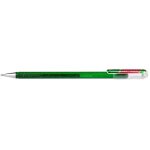 Pentel stylo roller gel hybrid dual metallic glitter pointe moyenne vert