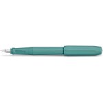 Perkeo 10002223 breezy teal stylo plume en plastique bleu ptrole epaisseur de trait moyenne taille 15, ...