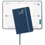 Petit agenda 2026 de poche 12 x 8 cm bi - journalier 2 jours par page, agenda 2026 semainier avec couverture ...