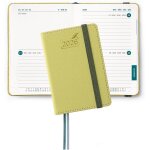 Petit agenda 2026 de poche 12 x 8 cm bi - journalier 2 jours par page, agenda 2026 semainier avec couverture ...