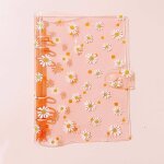 Petit cahier marguerite de style frais, classeur litt�raire a6 a5, coque transparente, couverture, fournitures ...