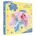 Mon petit livre puzzle disney princesses - robes feriques