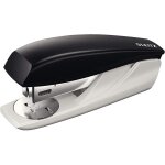 Petite agrafeuse de bureau, capacit 25 feuilles, noir, botier ergonomique, agrafes incluses, gamme ...