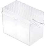 Petite boîte a fiches a6 a l italienne, transparent Petite boîte a fiches a6 a l italienne, transparent