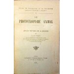 Le phototropisme animal - aspects nouveaux de la question