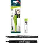 Pica fine dry lot de 4 marqueurs a pointe profonde + mines de rechange hb + stylo permanent fin noir ...