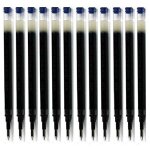 Pilot lot de 12 recharge d'encre bleue pour stylo a bille encre gel pointe fine pilot g2