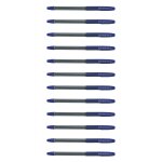 Pilot lot de 12 stylos bille bps - gp a capuchon pointe extra large bleu