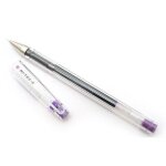 Pilot lot de 12 stylos roller a encre gel g - tec - c4, violet