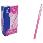 Pilot lot de 12 stylos roller frixion ball sticks 07 pointe moyenne rose