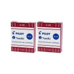 Pilot lot de 2 etuis de 12 cartouches d'encre namiki ic - 100 pour stylo plume capless bleu