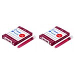 Pilot lot de 3 etuis de 6 cartouches d'encre namiki ic - 50 pour stylo capless rouge