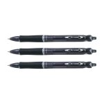 Pilot lot de 3 stylos a bille acroball begreen pointe moyenne noir