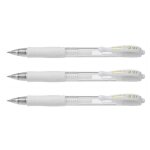 Pilot lot de 3 stylos bille a encre gel g2 07 pointe moyenne blanc pastel