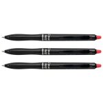 Pilot lot de 3 stylos roller effa�able frixion ball plus r�tractable pointe moyenne rouge