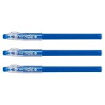 Pilot lot de 3 stylos roller frixion ball sticks 07, bleu