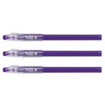 Pilot lot de 3 stylos roller frixion ball sticks 07, violet