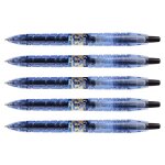 Pilot lot de 5 stylos bille a encre gel b2p pte fine 0, 5 mm tracé 0, 3 mm noir Pilot lot de 5 stylos bille a encre gel b2p pte fine 0, 5 mm tracé 0, 3 mm noir