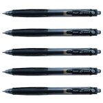Pilot lot de 5 stylos bille a encre gel g - knock bleu